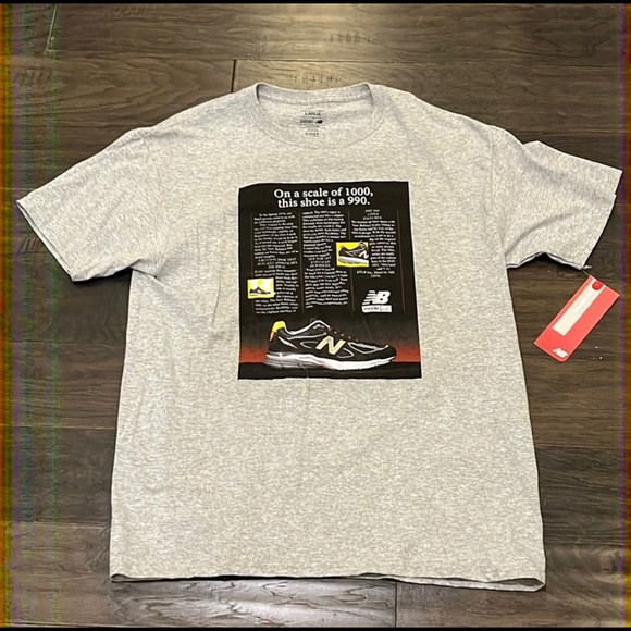 New Balance 990 X DTLR DMV t shirt new grey mens m990dmv DC